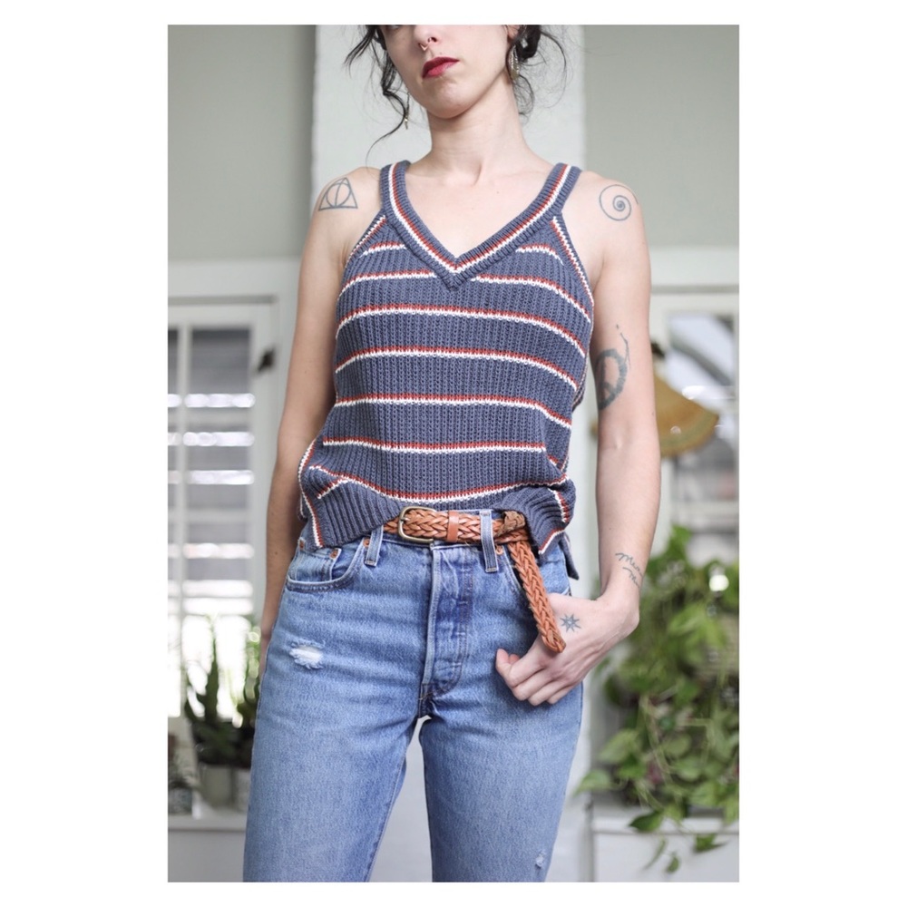 Madewell Striped Sweater Tank